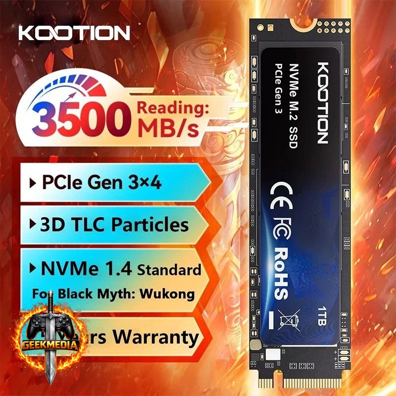 SSD NVMe Kootion X15 / X15 Lite Gen3