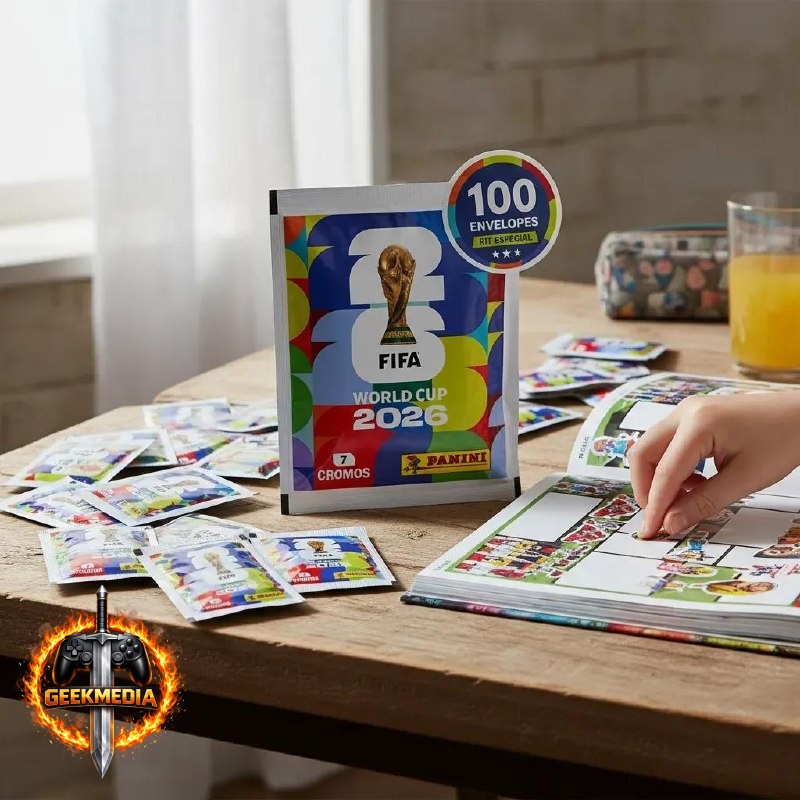 Kit Copa do Mundo Panini 2026 com 700 Figurinhas