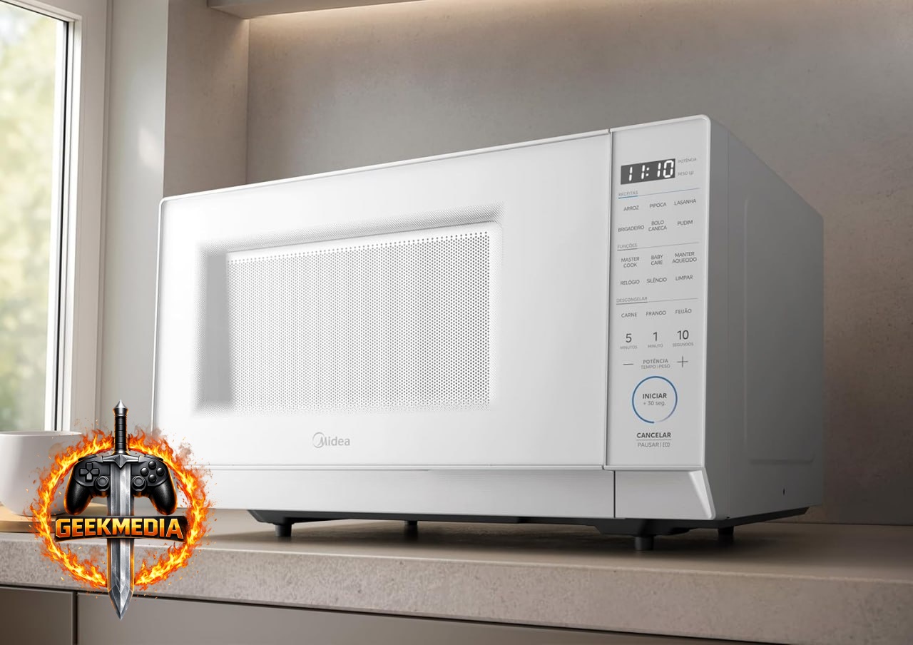 Micro-ondas 27L Branco MasterCook Midea 110V