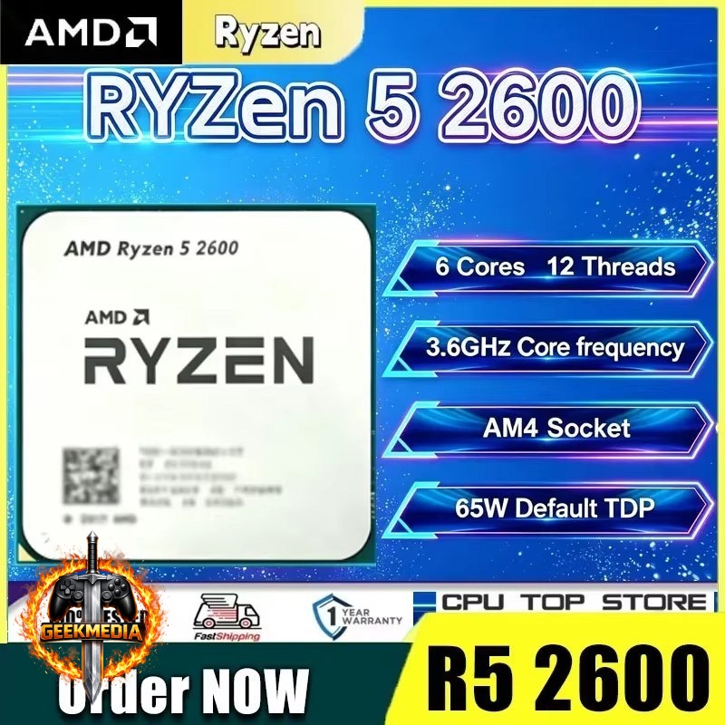 Processador Ryzen 5 2600