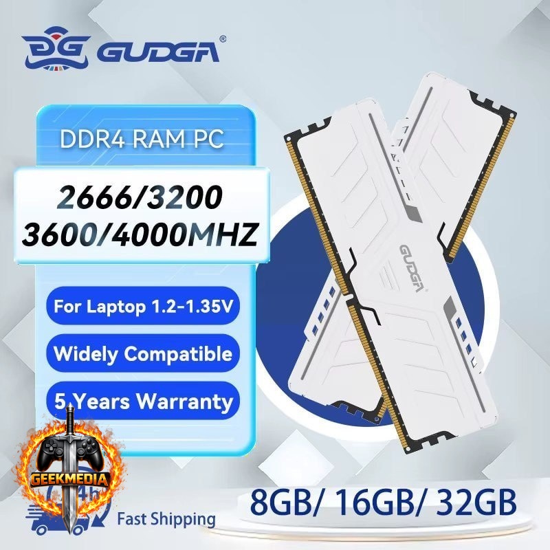 Memória RAM Gudga 8GB DDR4 3200MHz
