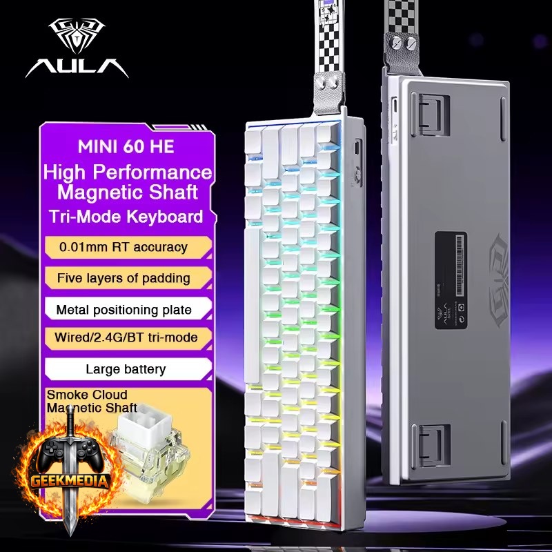 Teclado Magnético Wireless Aula Mini 60HE PRO
