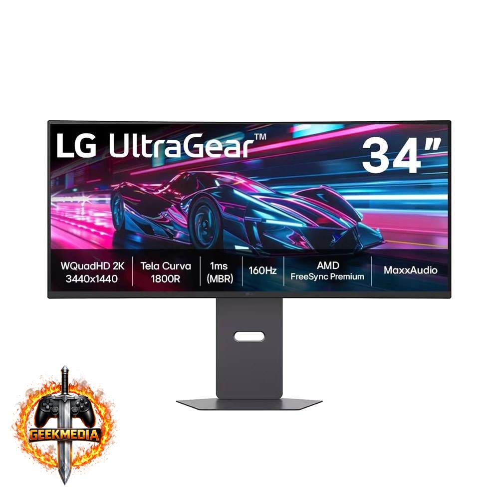 Monitor Gamer Curvo LG UltraGear 34 QHD UltraWide