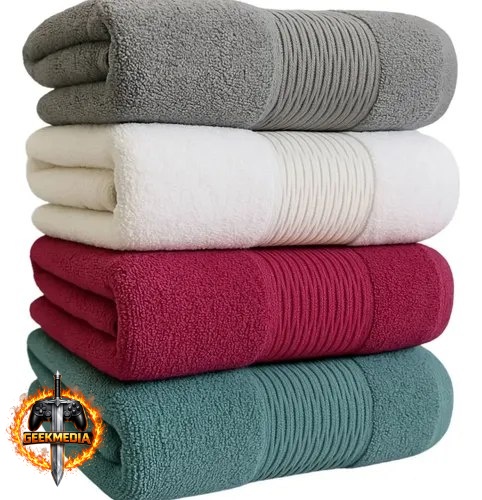 Kit 4 Toalhas De Banho Premium