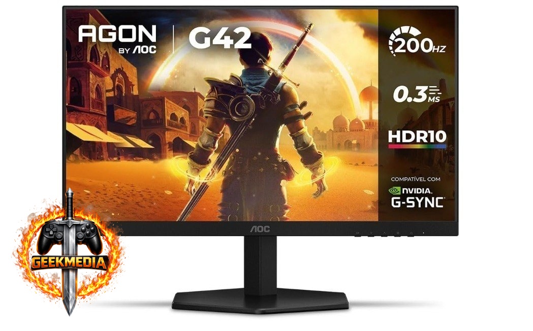 Monitor Gamer AOC AGON G42 24" 200Hz 0,3ms IPS