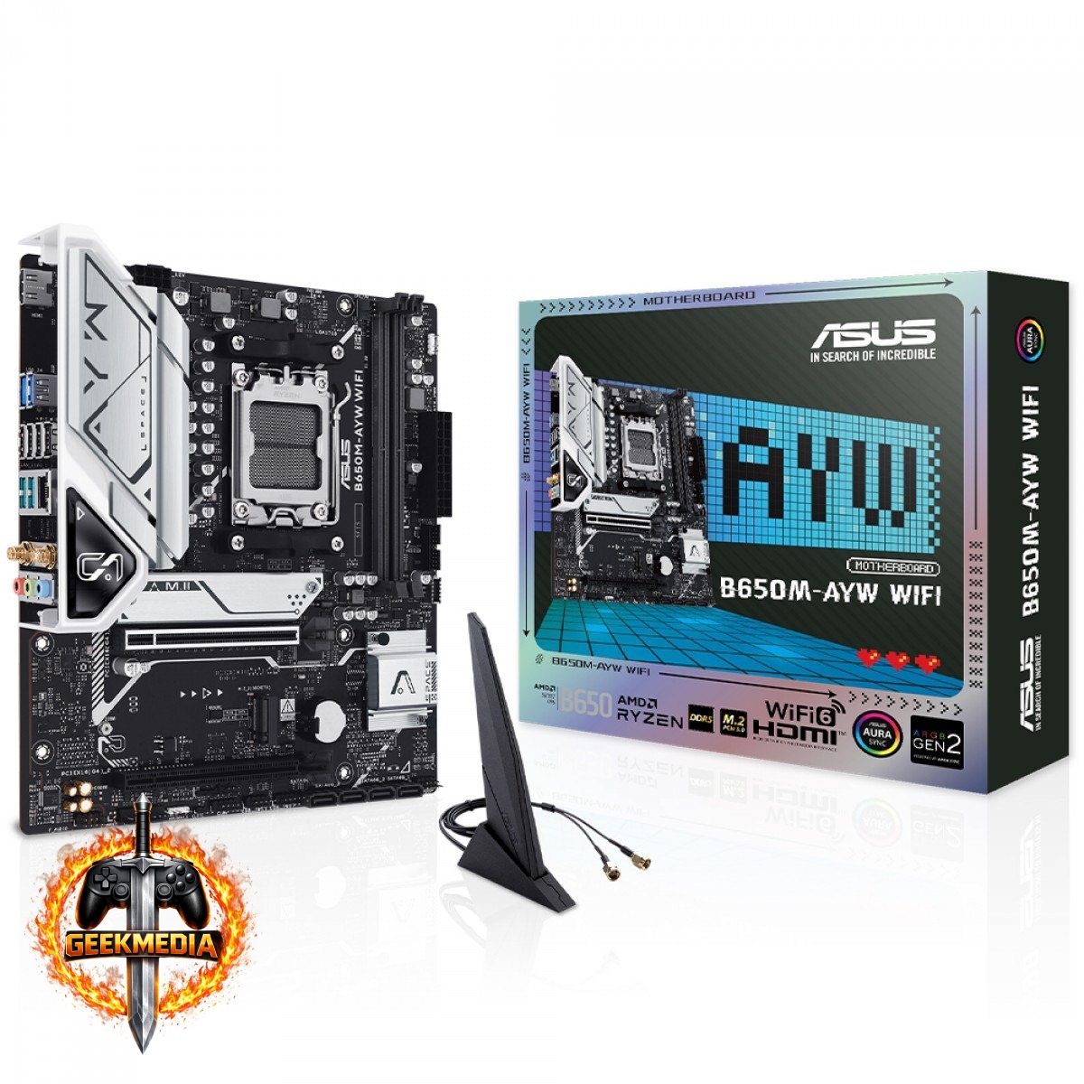 Placa Mãe Asus B650M-AYW WIFI
