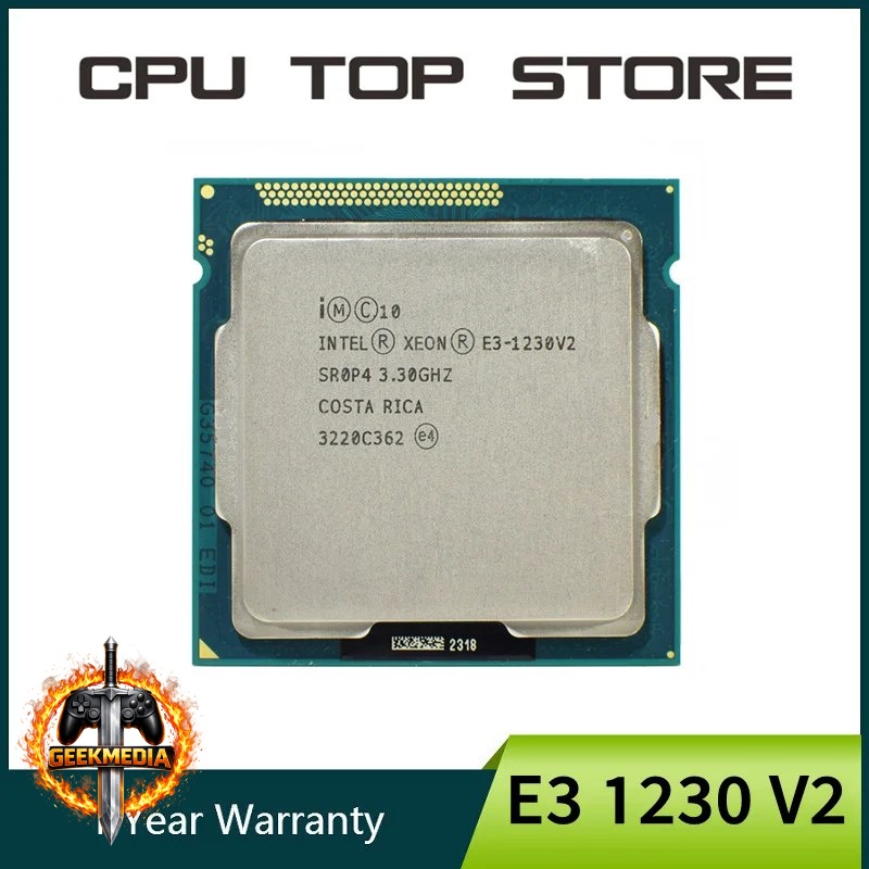Processador Xeon E3 1230V2 3.3GHz 4/8