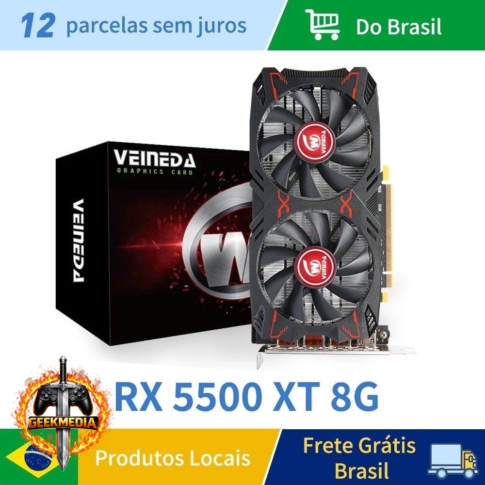 RX 5500 XT 8GB GDDR6 PCIE4.0 Veineda