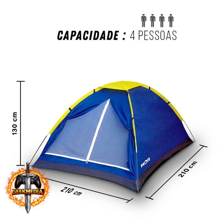 Barraca Camping Iglu Para Até 4 Pessoas - Mor