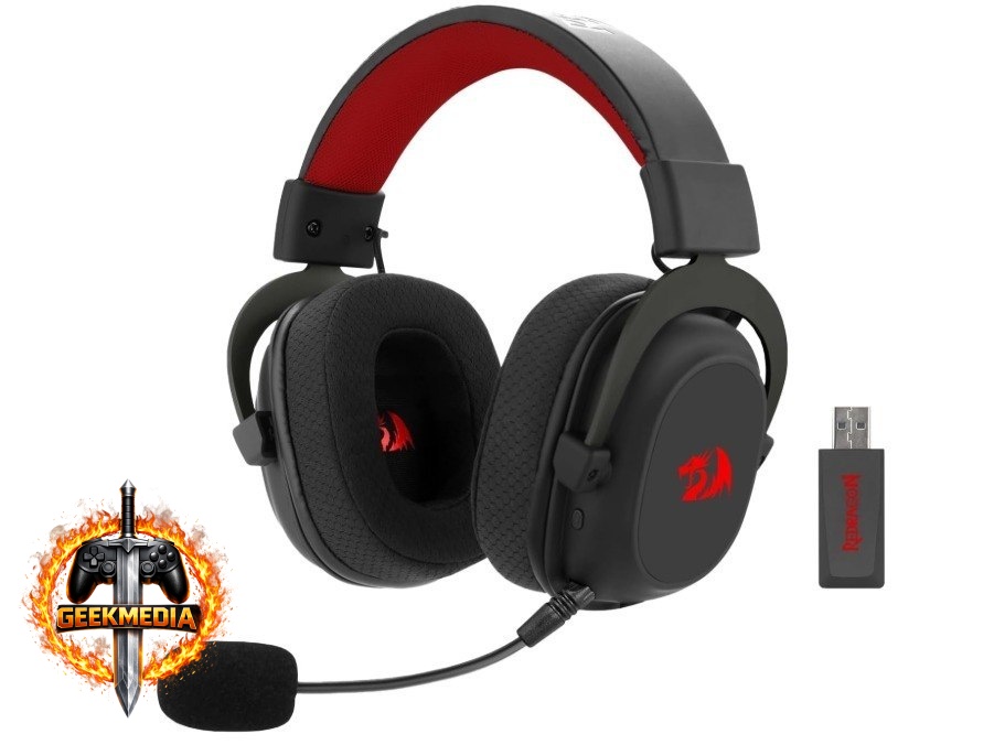 Headset Gamer Redragon Zeus Pro Sem Fio