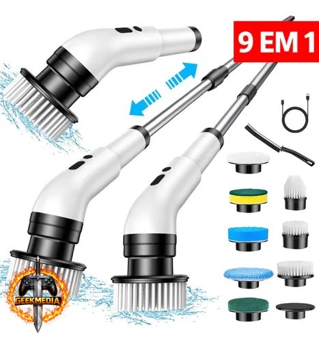 Escova elétrica de limpeza JY-6010 Branco