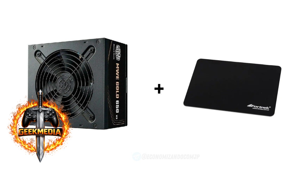 Fonte Cooler Master MWE Gold 850 V3  Mousepad