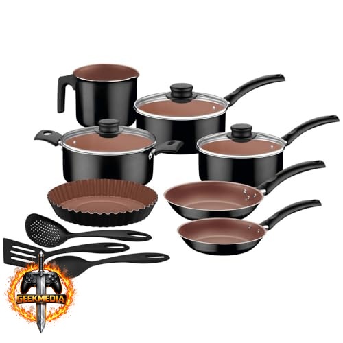 Jogo de Panelas Tramontina Allegra Aço Inox 5 Peças