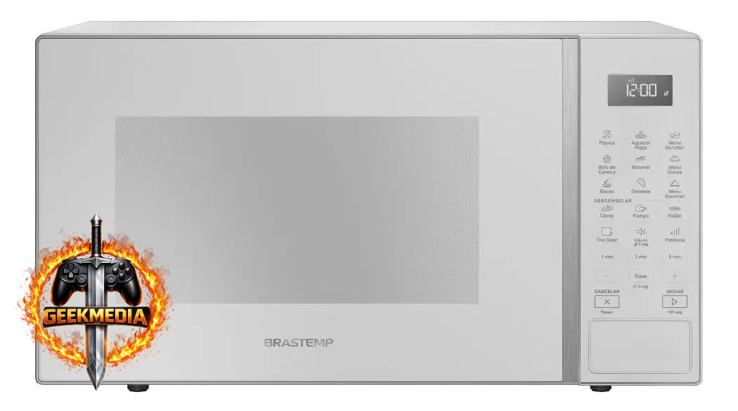 Micro-ondas Brastemp 32L Branco - Menu Gourmet