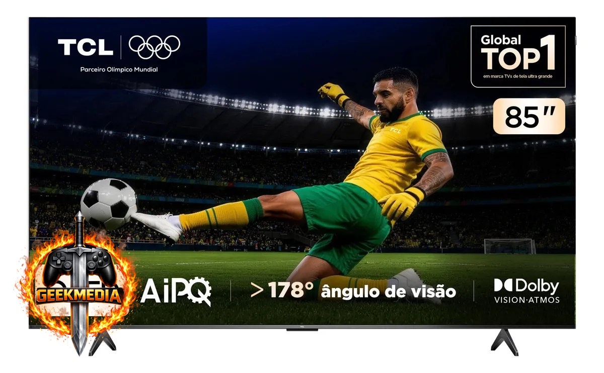 Smart TV TCL 85 Polegadas QLED 4K P7K