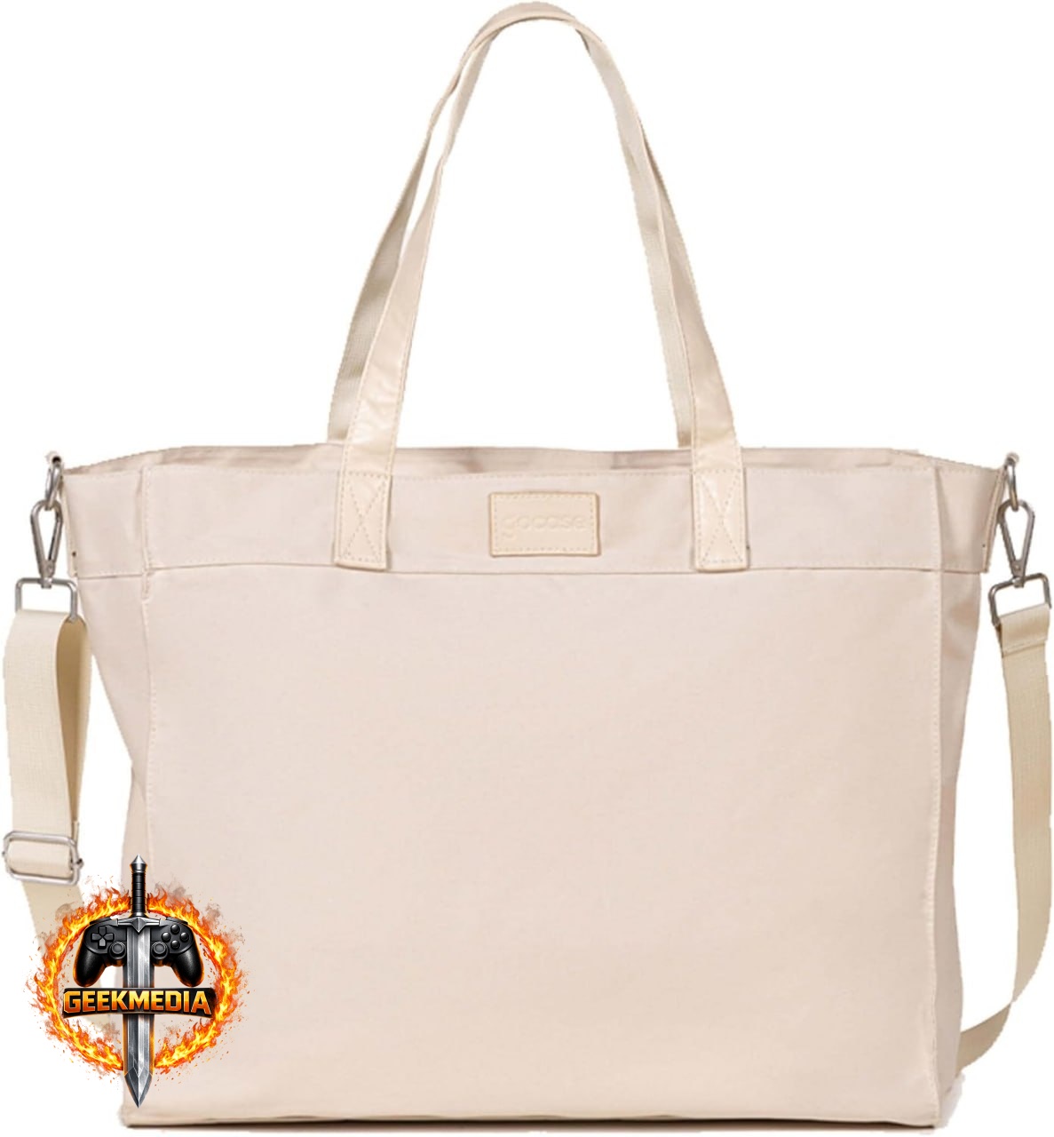 Bolsa Gocase Daily Clear Tote Off White