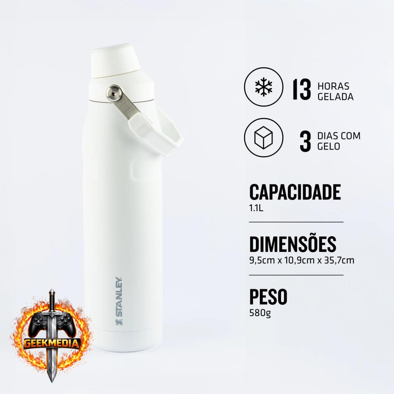 Garrafa Térmica Stanley Aerolight 1.1L Fast Flow Polar