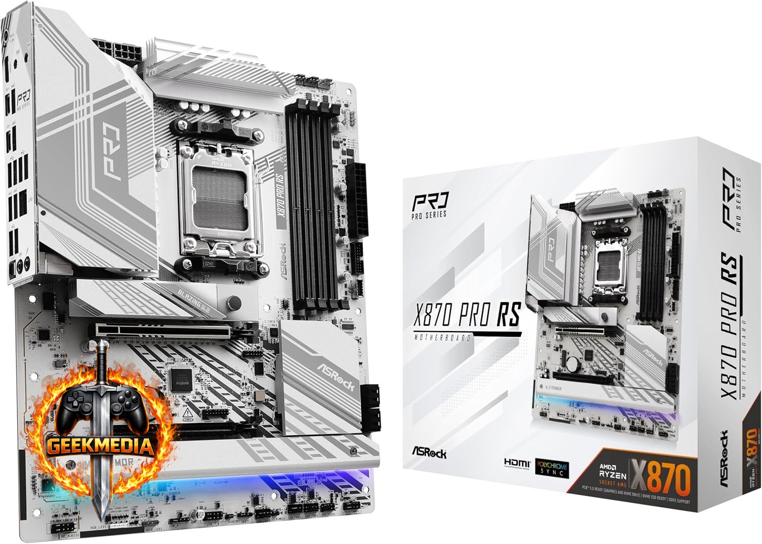 ASRock Placa mãe X870 Pro RS