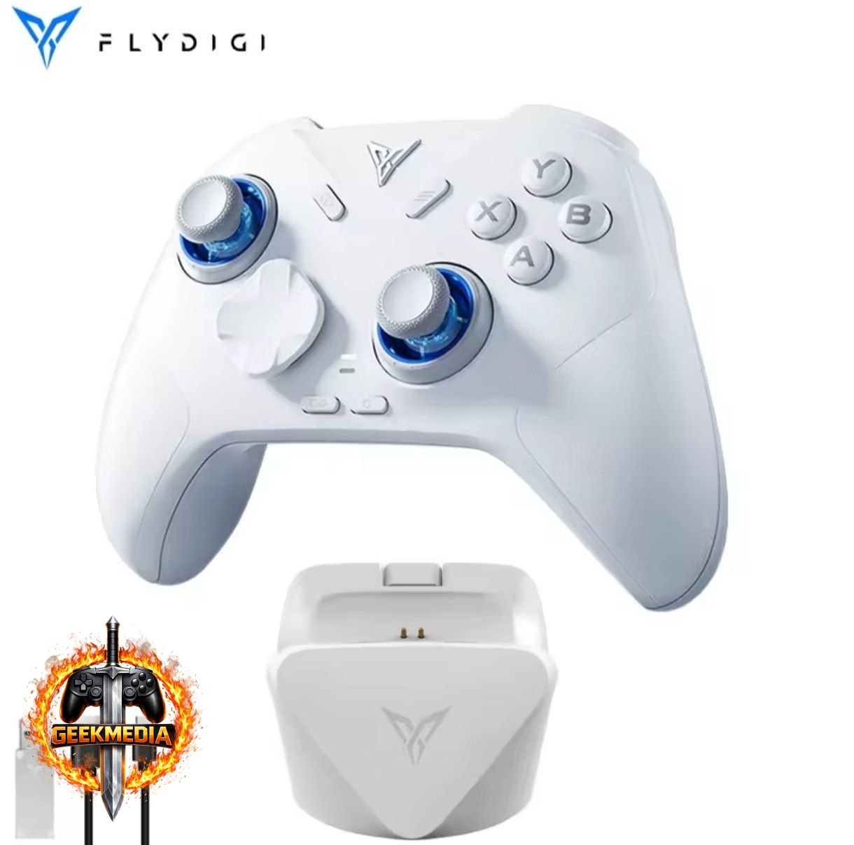 Controle Flydigi Direwolf 4 Hall Effect  Dock de Carregamento