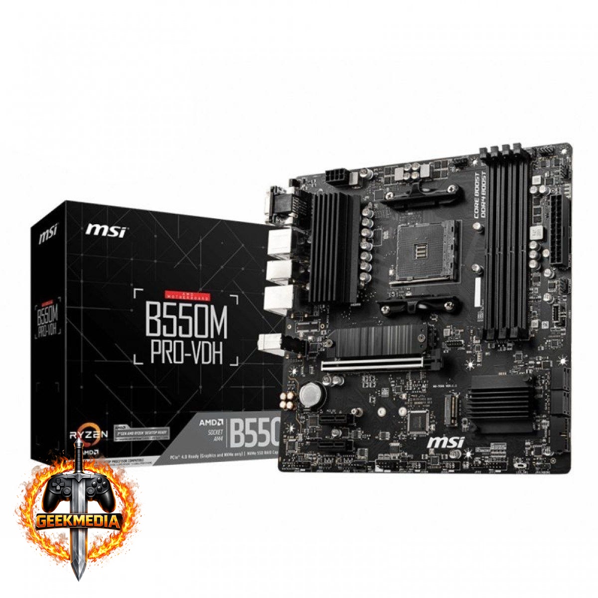 Placa Mãe MSI B550M PRO-VDH WIFI AM4