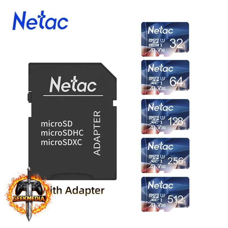Cartão Micro SD Netac 128GB A1, V30