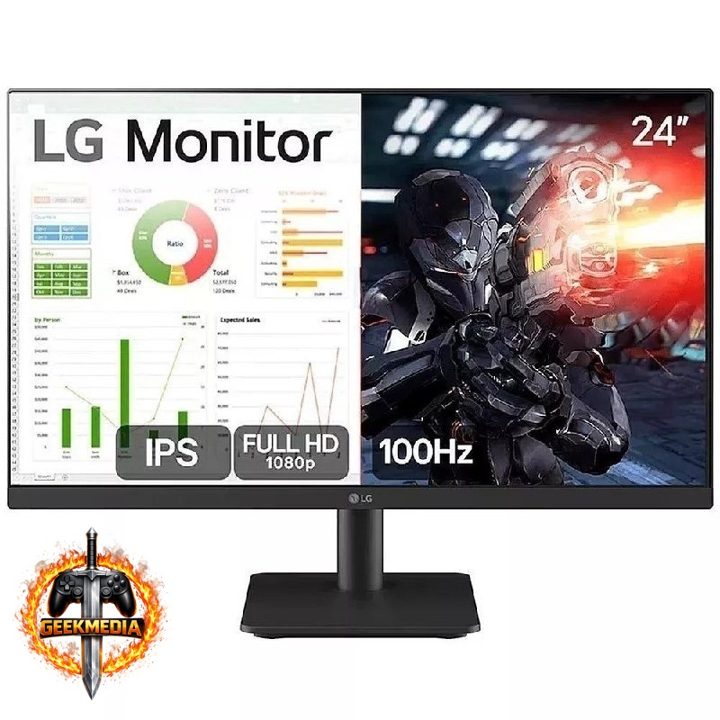 Monitor LG 24MS500-B IPS 100Hz 24 Polegadas
