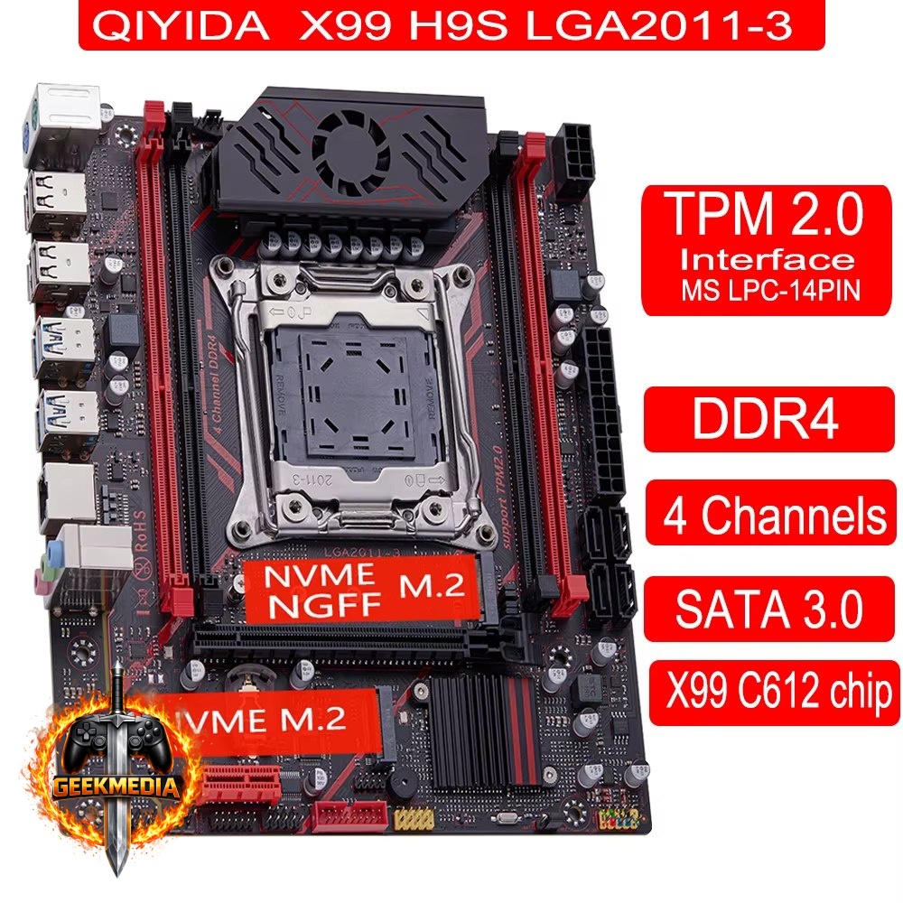 Placa Mãe Qiyida X99 H9S