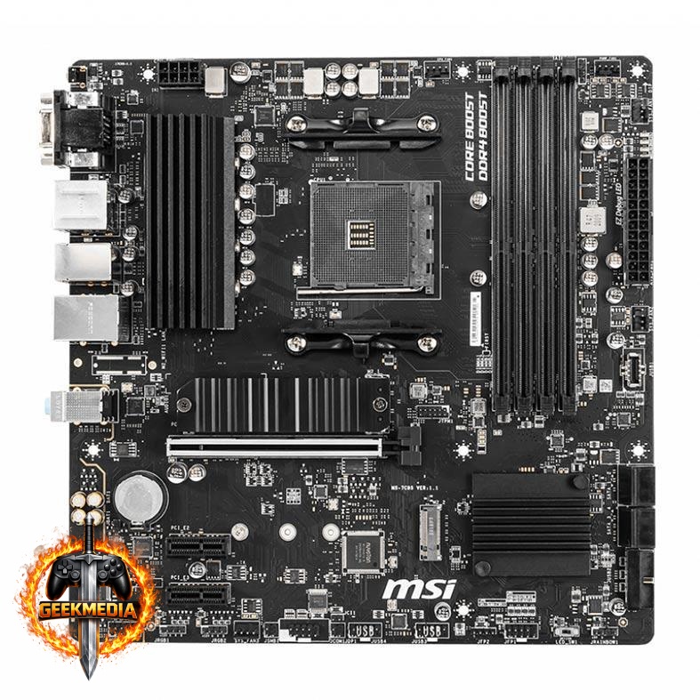Placa Mãe MSI B550M PRO-VDH, DDR4, Socket AM4