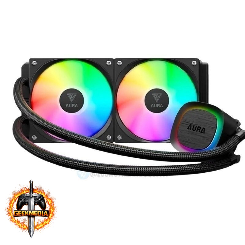 Water Cooler Gamdias Aura Gl240 Lite Preto ARGB