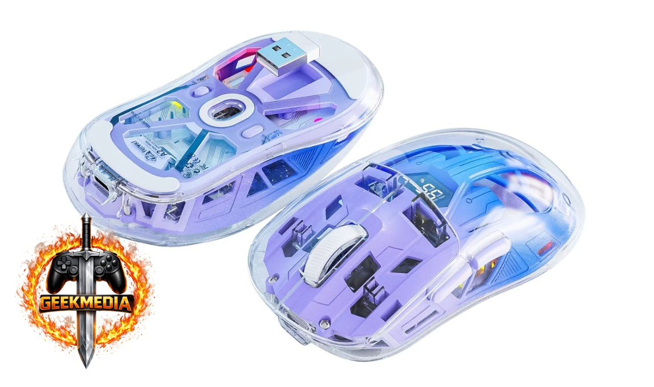 Mouse Sem Fio FreeWolf/Attack Shark A2 PAW3212, 2.4ghz