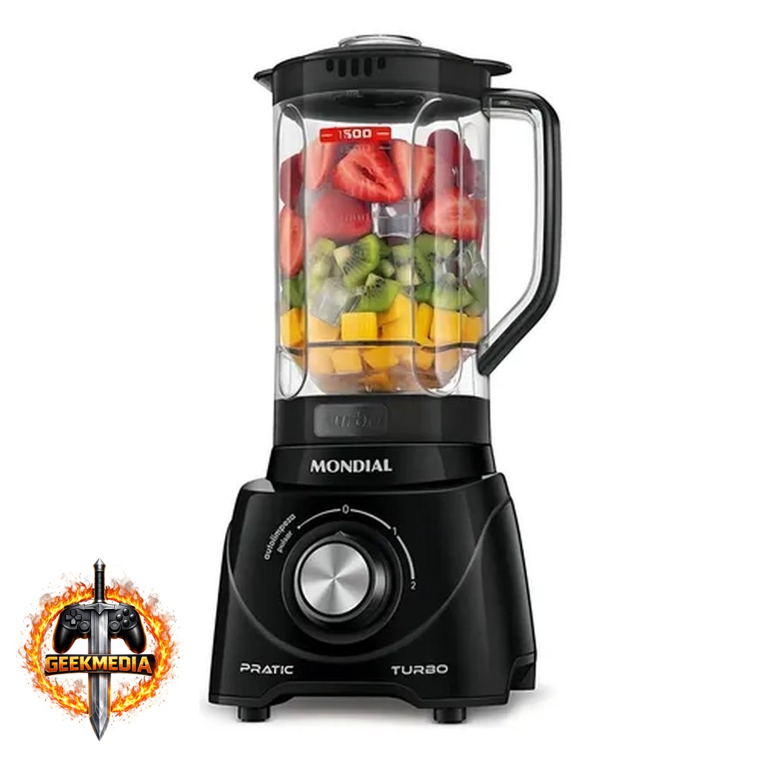 Liquidificador Mondial Pratic Turbo 550W L-98-B