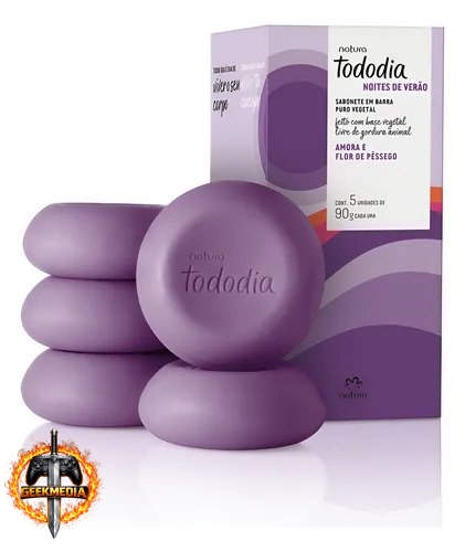Sabonete Tododia Amora E Flor De Pêssego 5x90g Natura