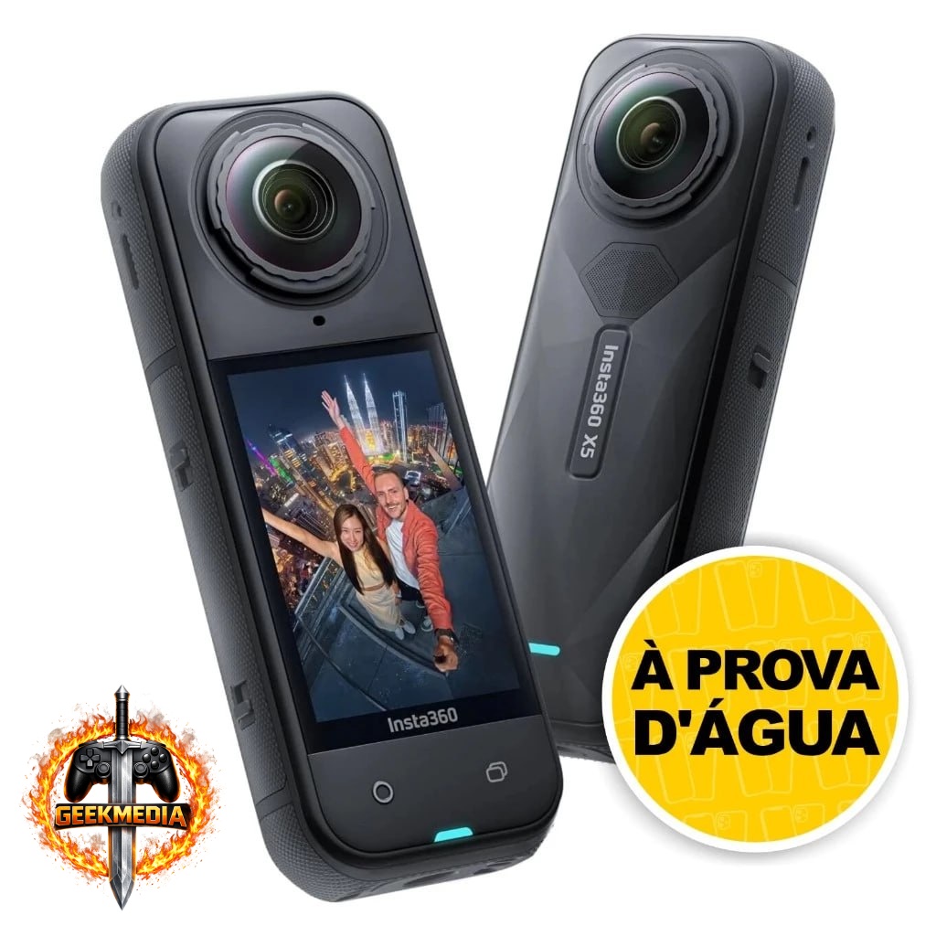 Câmera Insta360 X5 8K 360 à Prova D'água