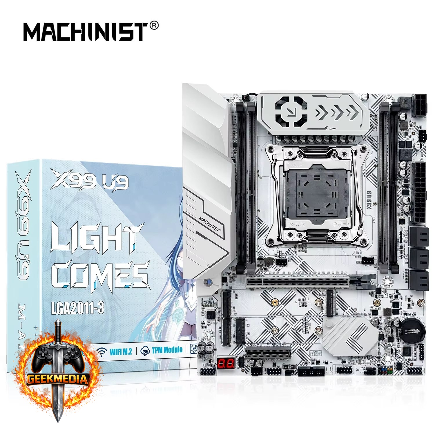 Placa Mãe Machinist X99 U9 Quad Channel