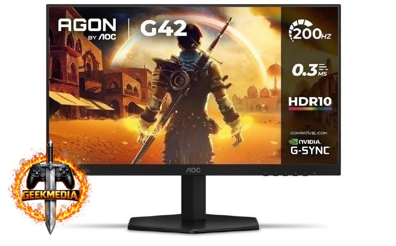 Monitor Gamer AOC AGON G42 24" 200Hz 0,3ms IPS