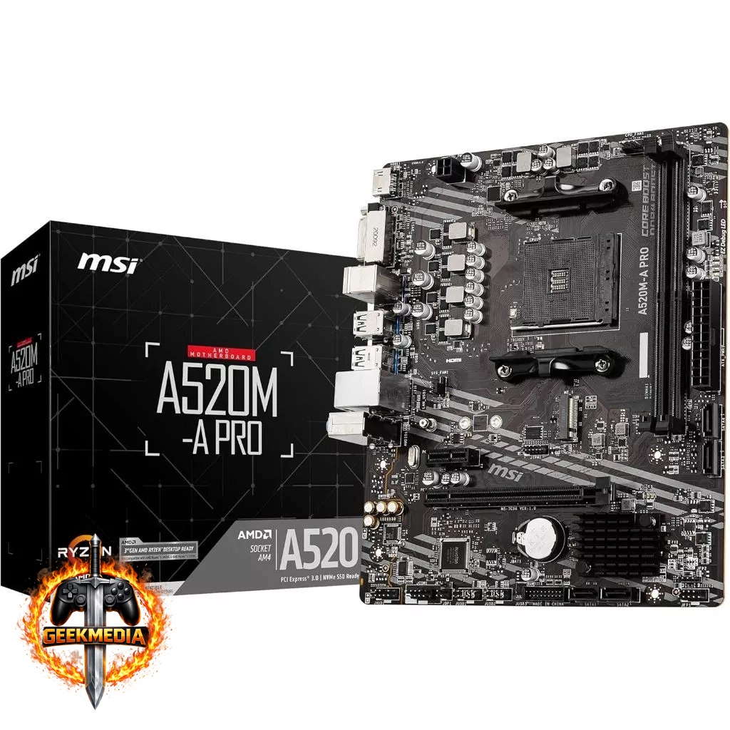 Placa Mãe MSI A520M-A PRO