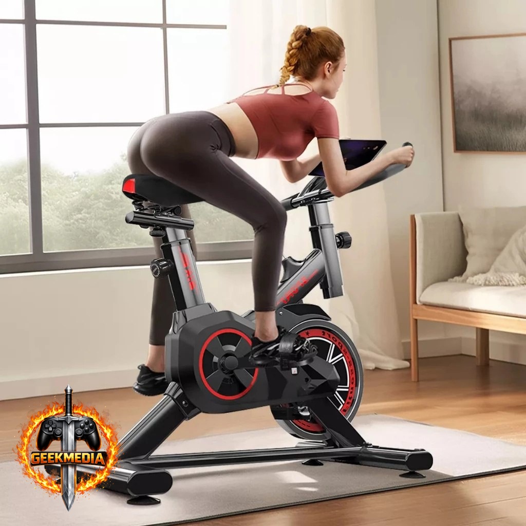 Bicicleta Ergométrica Spinning Detecção Cardíaca 120kg