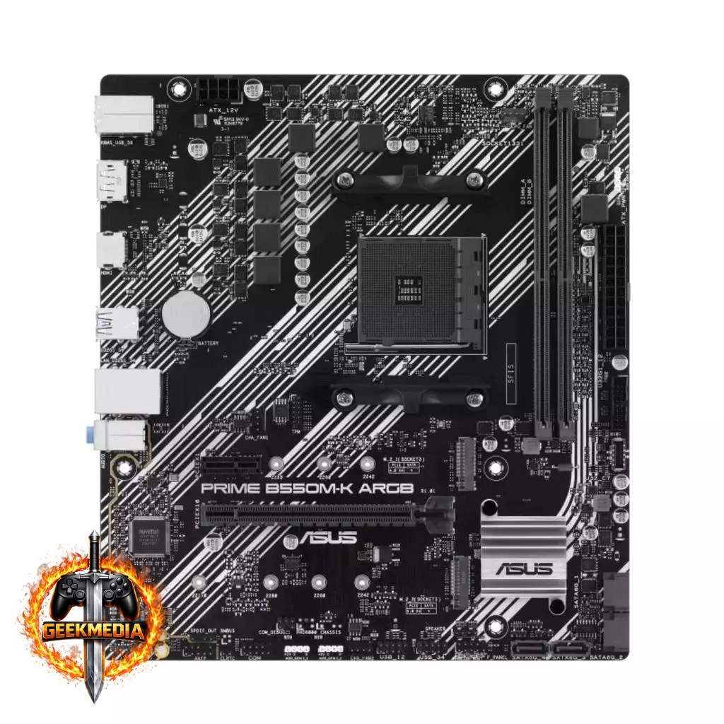 Placa Mãe Asus Prime B550M-K ARGB