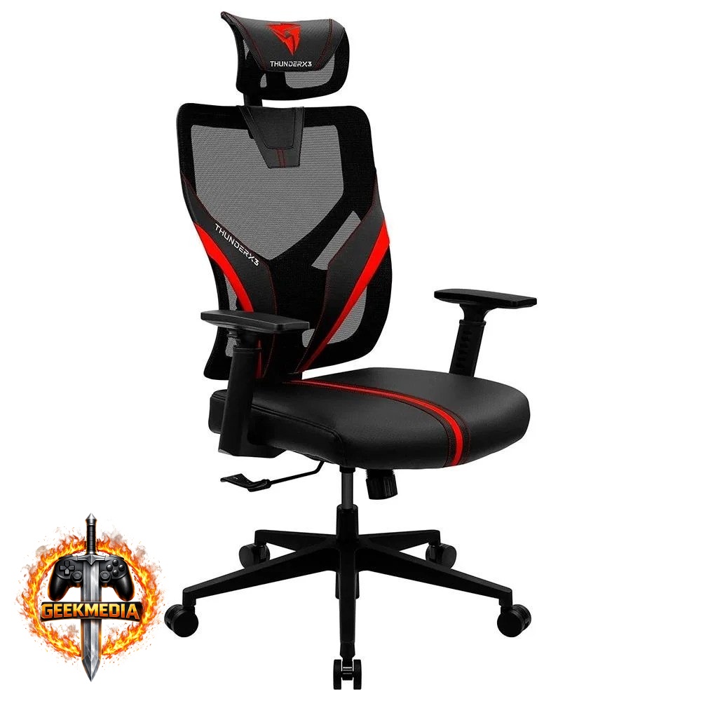 Cadeira Gamer ThunderX3 Ergonomic Yama1 Black/Red