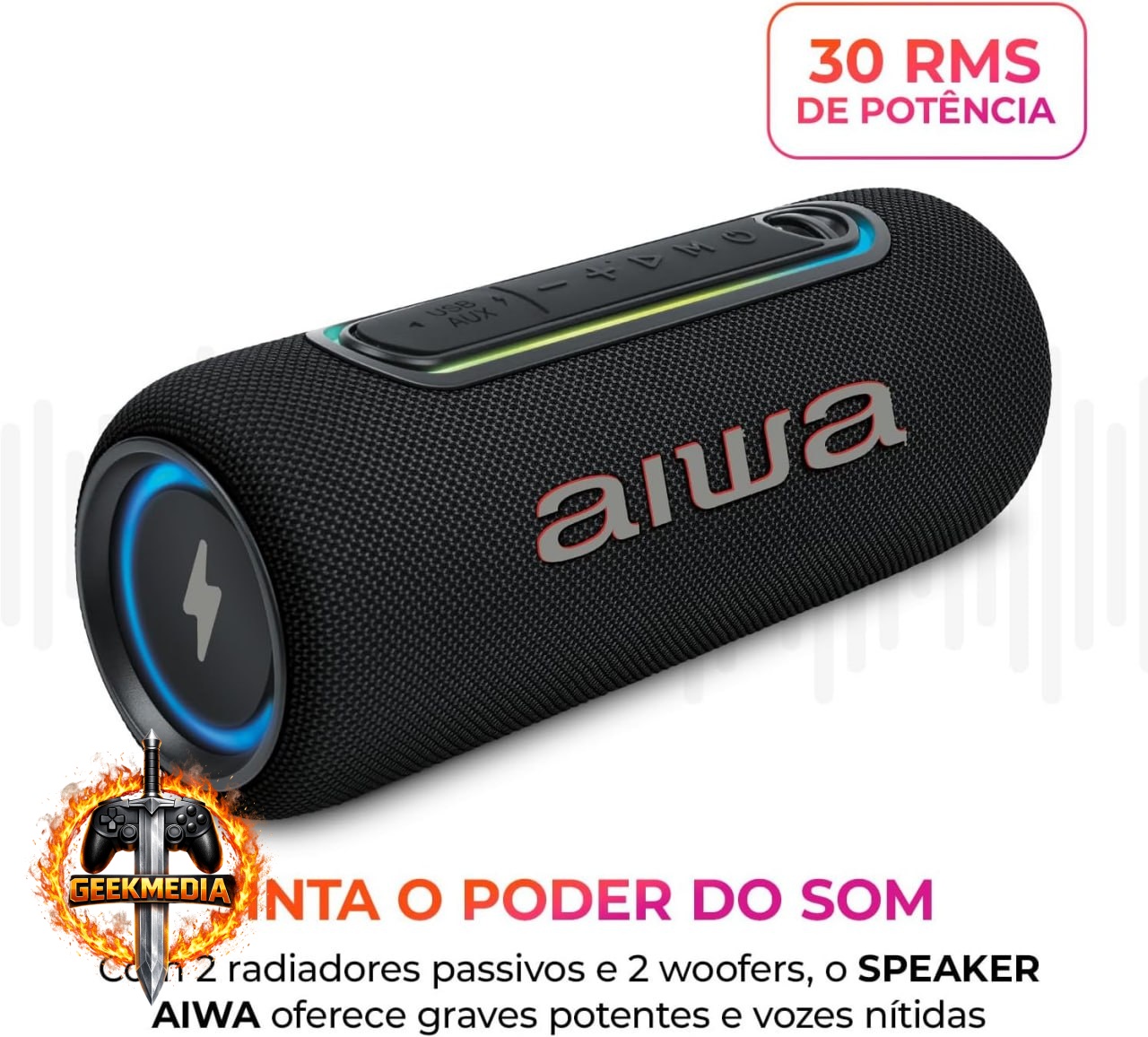 AIWA SP-05-LB 30W Bluetooth - Speaker IPX5