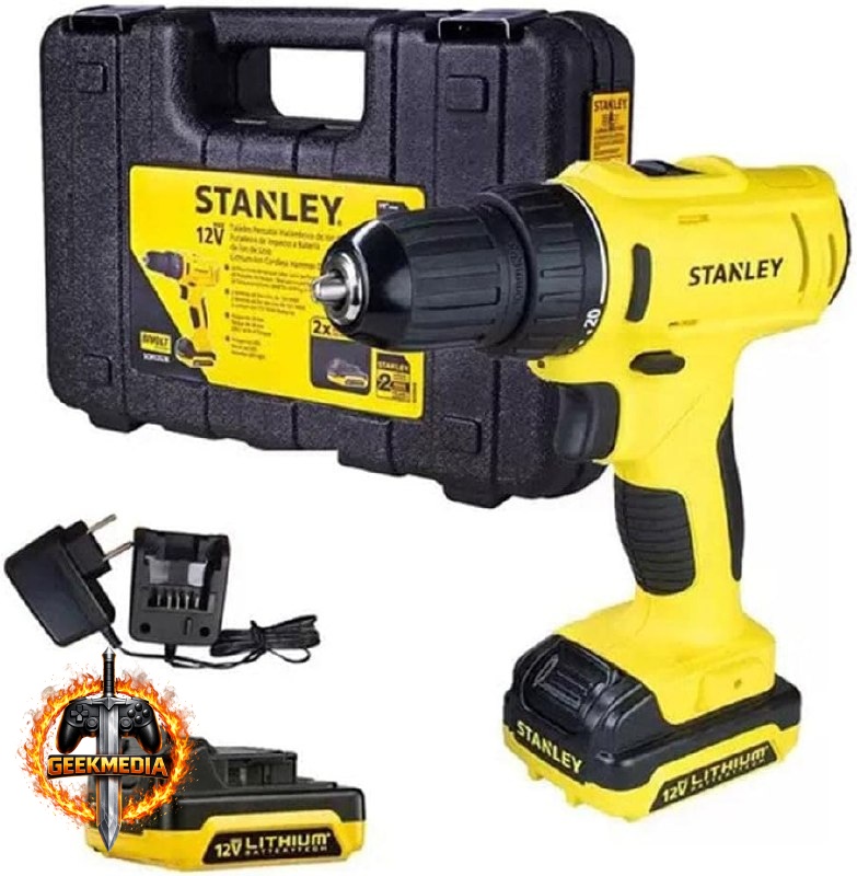 Parafusadeira e Furadeira de Impacto STANLEY 3/8" SCD121S2K