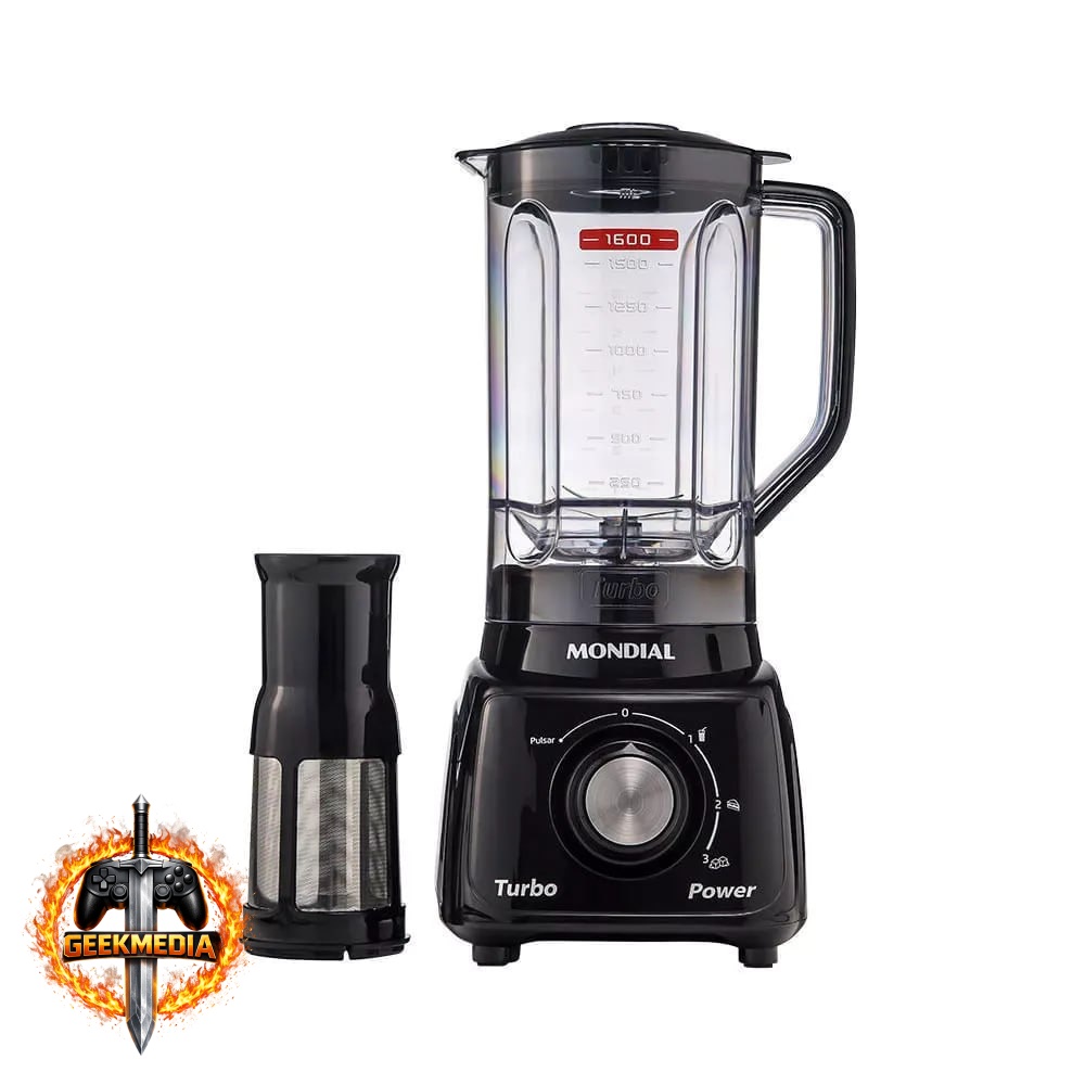 Liquidificador Mondial Turbo Power L-99 FB Preto