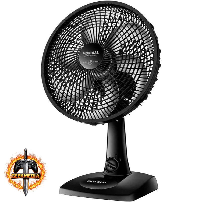 Ventilador De Mesa 30cm 6 Pás