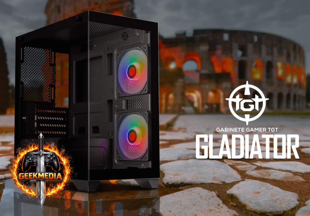 Gabinete Gamer TGT Gladiator Rainbow Mid-Tower
