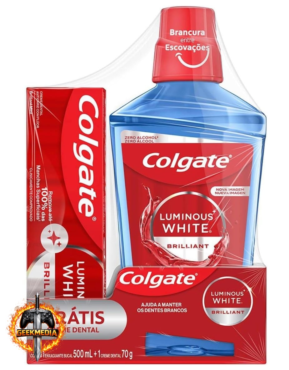 Enxaguante Bucal Colgate Luminous White