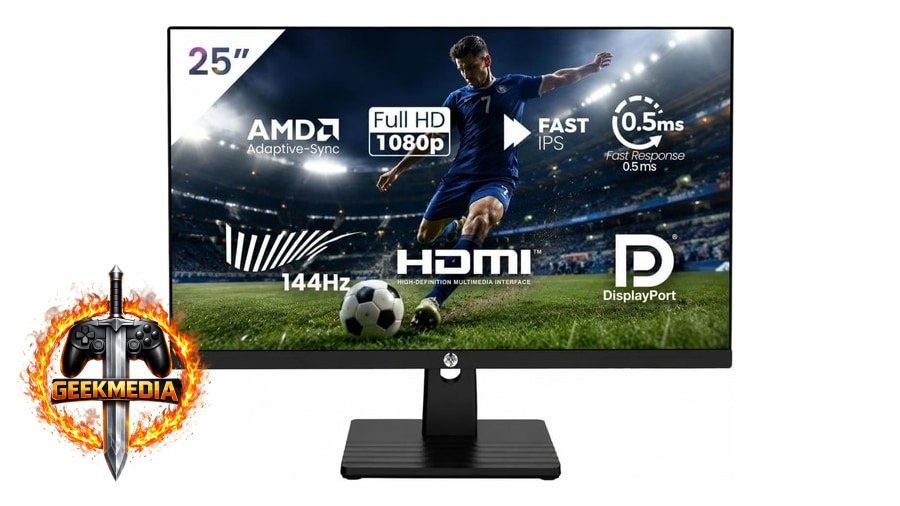Monitor Gamer 25'' 144hz 0.5ms FHD Painel IPS