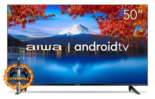 Smart TV Aiwa 50" Android 4K Borda Ultrafina HDR10