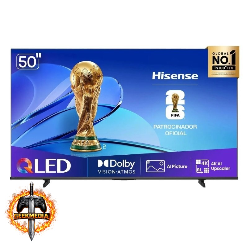Smart TV Hisense 50" QLED 4K 50Q6QV
