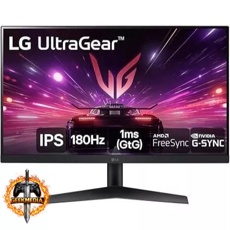 Monitor Gamer LG UltraGear 24” IPS, 180Hz, 24GS60F-B