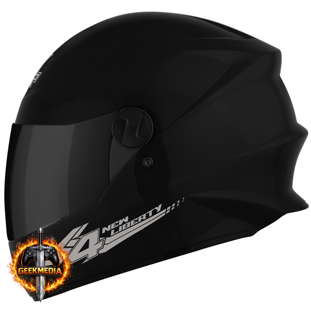 Capacete Pro Tork New Liberty Four Com Viseira Fumê